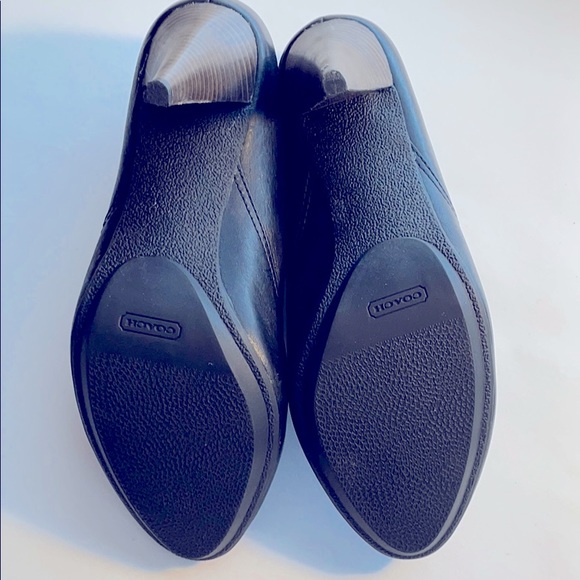 Coach Aliza leather low boot-black size 9.5 - Picture 11 of 12